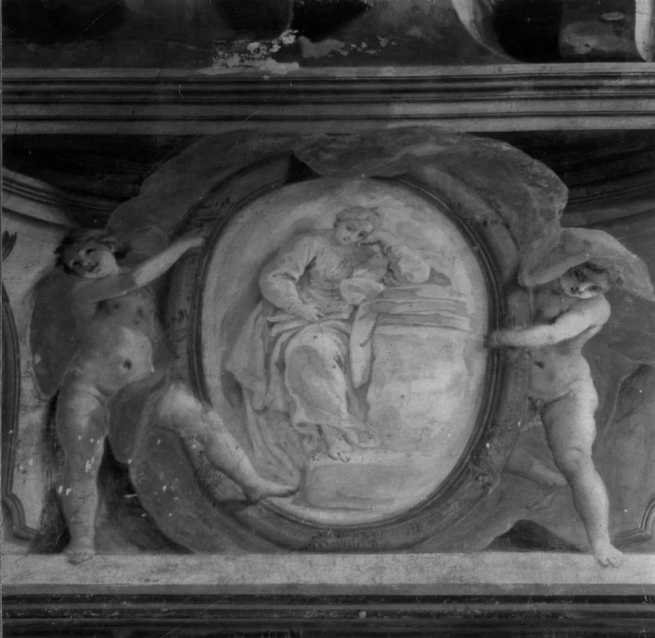 Figure allegoriche con angeli - con Tonelli Giuseppe, Chiesa di sant'Egidio, Firenze